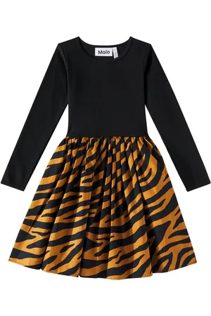 Molo Casie zebra-print cotton-blend dress