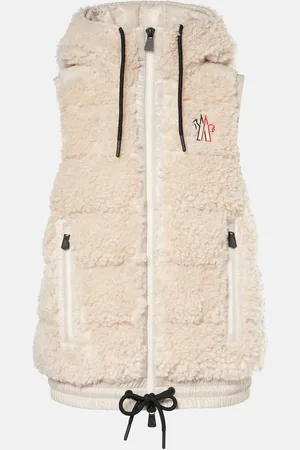 Moncler Faux shearling down vest