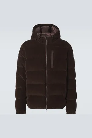 Moncler Vederna cotton corduroy down jacket