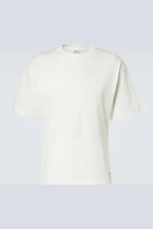 Saint Laurent Cotton-blend jersey T-shirt