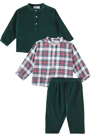 Molo Baby cotton sweatpants and blouse set