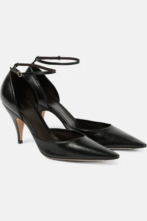 The Row Uxor leather pumps