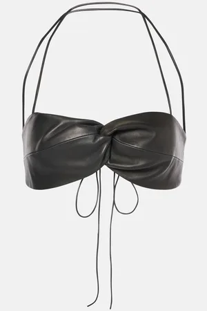 The Sei Leather bra top