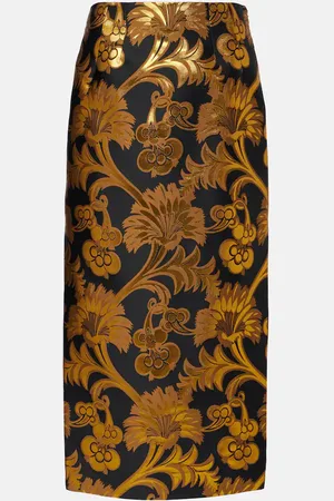 Etro LamÃ© maxi skirt