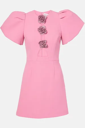 Rebecca Vallance Aubree floral-appliquÃ© minidress