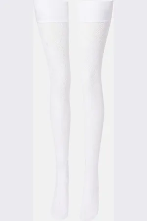Alessandra Rich Lace over-the-knee socks