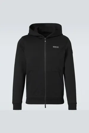 Moncler Cotton zip-up hoodie