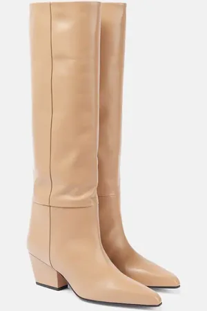 PARIS TEXAS Jane leather knee-high boots
