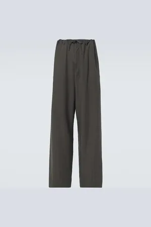 Balenciaga Pinstripe wide-leg pants