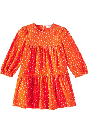 Stella McCartney Printed cotton velvet dress