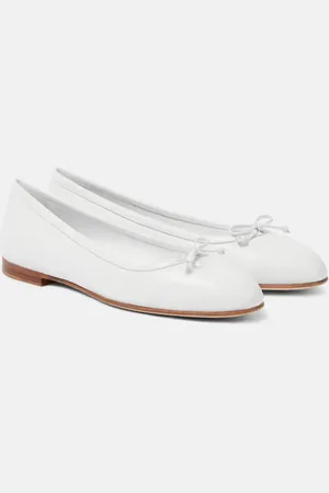 Manolo Blahnik Verallii leather ballet flats