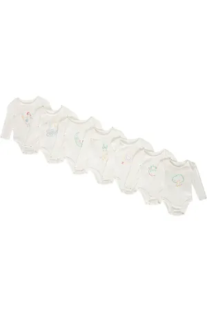 Stella McCartney Baby set of 7 cotton jersey bodysuits