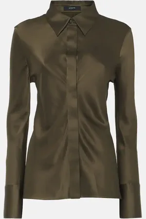 Joseph Brunel silk satin blouse