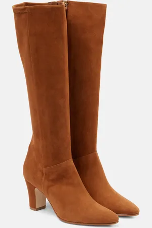 Manolo Blahnik Pitana suede knee-high boots