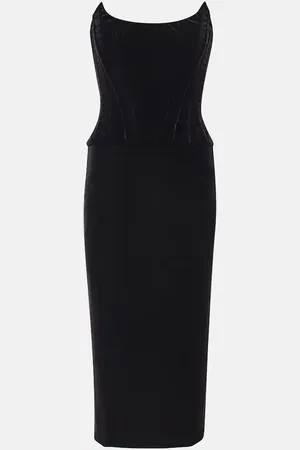 Dolce & Gabbana Velvet bustier dress
