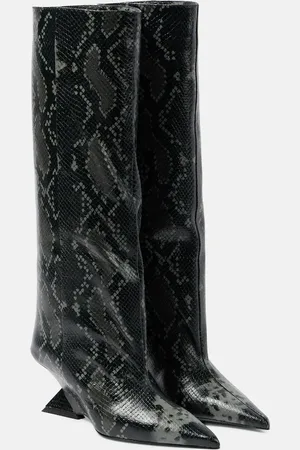 The Attico Cheope 60 leather knee-high boots