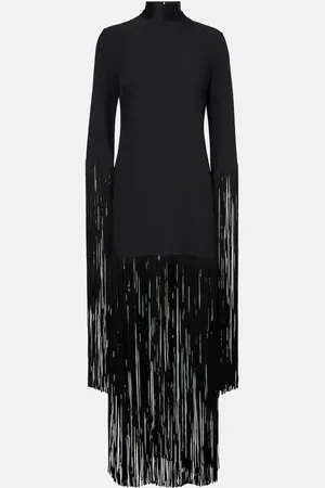 ‎Taller Marmo‎ Chicago fringed crÃªpe minidress