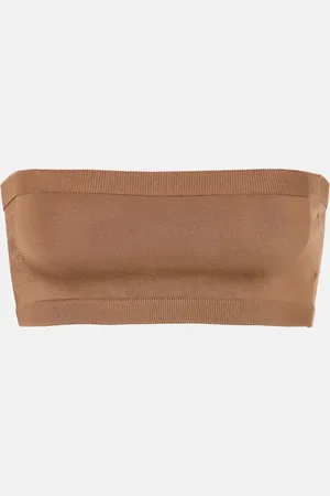 Saint Laurent Jersey bandeau top