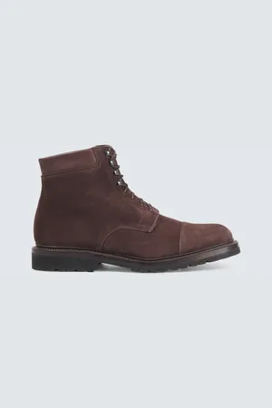 GEORGE CLEVERLEY Taron II suede lace-up boots