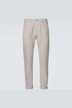 Brunello Cucinelli High-rise straight jeans