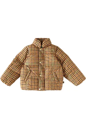 Mini Rodini Houndstooth puffer jacket