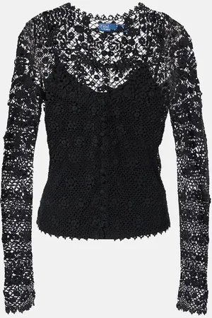 Ralph Lauren Layered cotton lace top