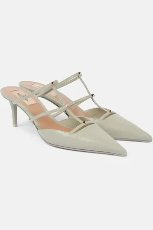 VALENTINO GARAVANI Rockstud Wispy 60 leather mules