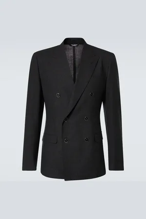 Dolce & Gabbana Double-breasted wool suit jacket