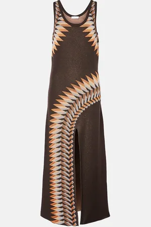 Paco rabanne LamÃ© jacquard maxi dress