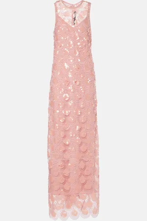 ROTATE Sequined maxi dress