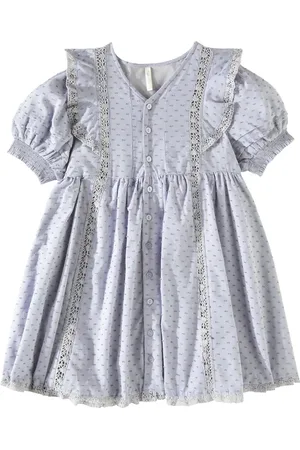 Rylee + Cru Lana ruffled cotton dress
