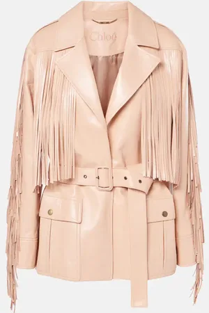 Chloé ChloÃ© Fringed leather jacket
