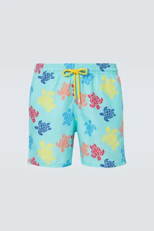 Vilebrequin X Falke Moorea printed swim trunks