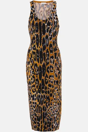 Alaïa AlaÃ¯a Jacquard midi dress