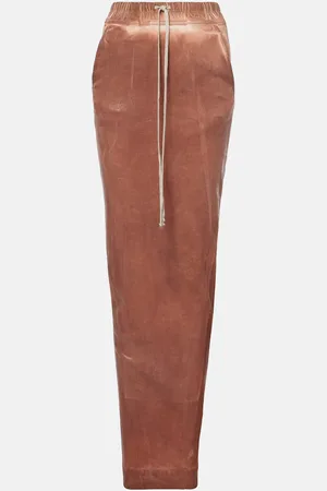 Rick Owens Denim maxi skirt