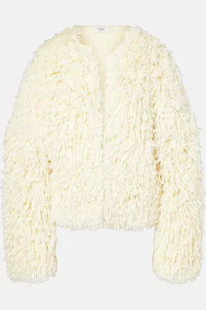 Fforme Van fringed wool-blend jacket
