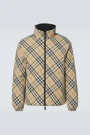 Burberry Check down jacket