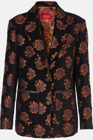 La DoubleJ Kelly floral jacquard blazer