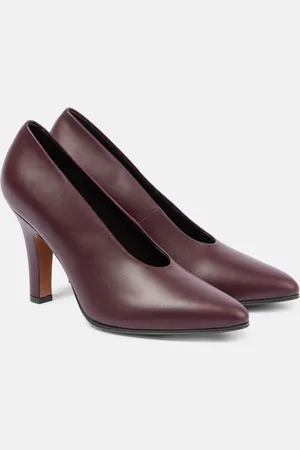 The Row Prudens leather pumps