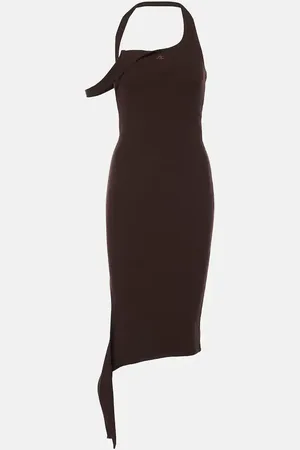 Courrèges CourrÃ¨ges Undressed ribbed-knit midi dress