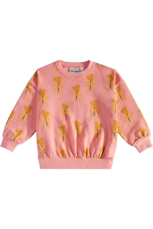 Mini Rodini Floral cotton jersey sweatshirt