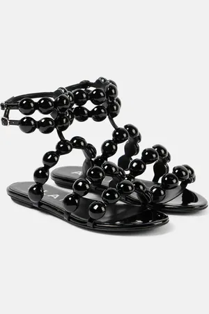 Alaïa AlaÃ¯a Sphere leather sandals