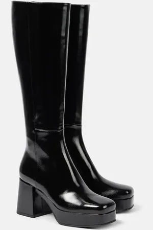 Gianvito Rossi Leather platform boots