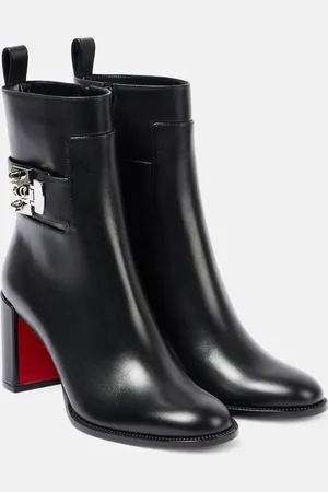 Christian Louboutin Booty Lock 70 leather ankle boots
