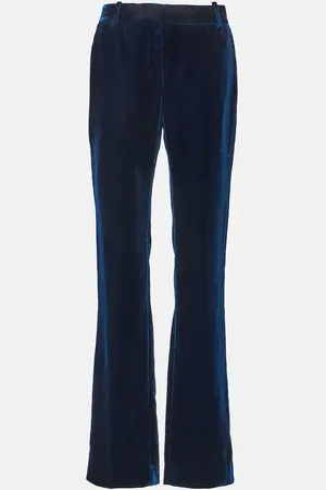 Nina Ricci Fluid velvet straight pants