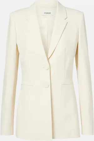 Fforme Bennet wool-blend crÃªpe blazer