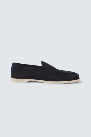 JOHN LOBB Pace suede loafers
