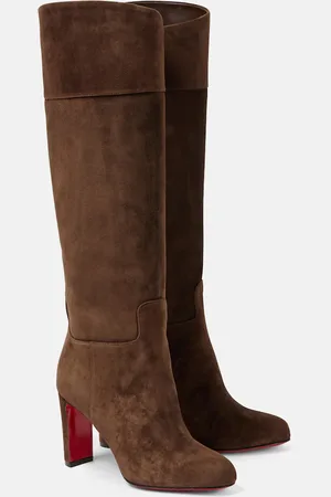 Christian Louboutin Loo suede knee-high boots