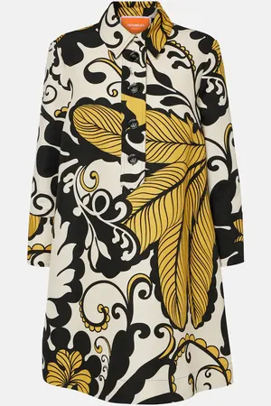 La DoubleJ Artemis floral wool-blend minidress