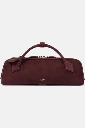 Alaïa AlaÃ¯a Le Teckel suede clutch